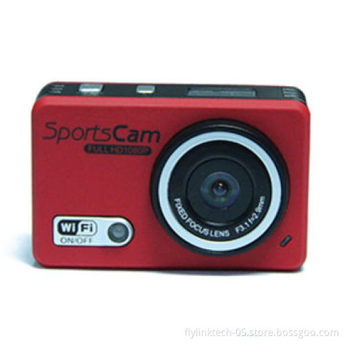 Full HD 1,080P 1,920*1,080 WiFi H.264 waterproof 60M action camera, up to 32GB micro SD card